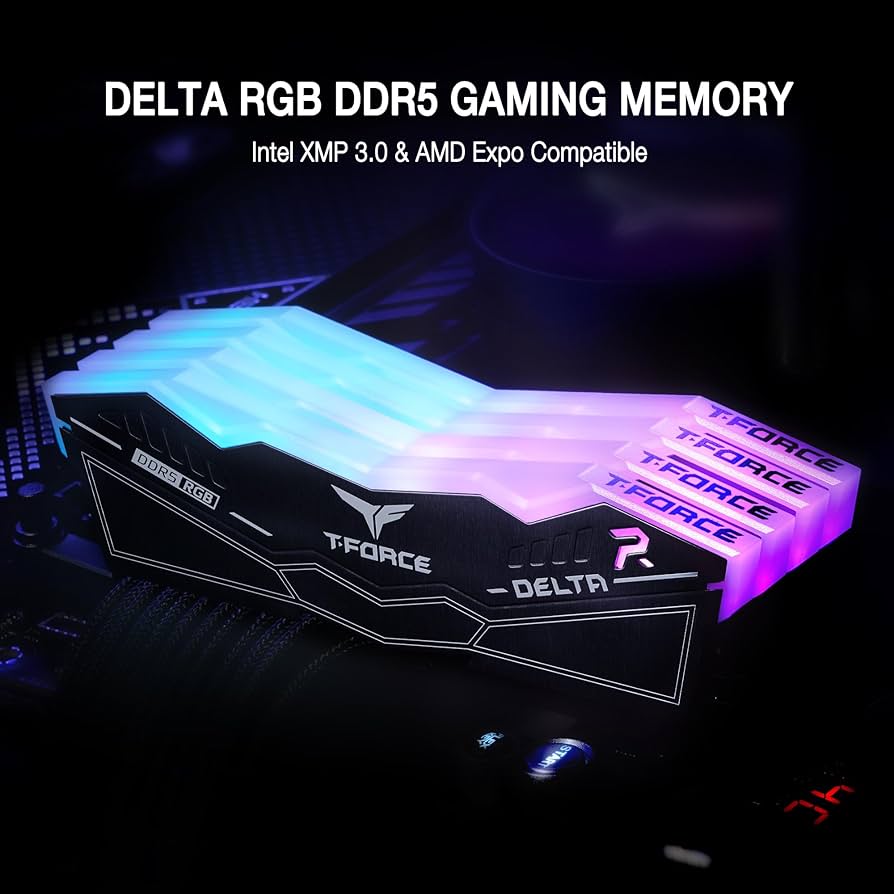 Amazon.co.jp: TEAMGROUP T-Force Delta RGB DDR5 Ram 32GB (2x16GB