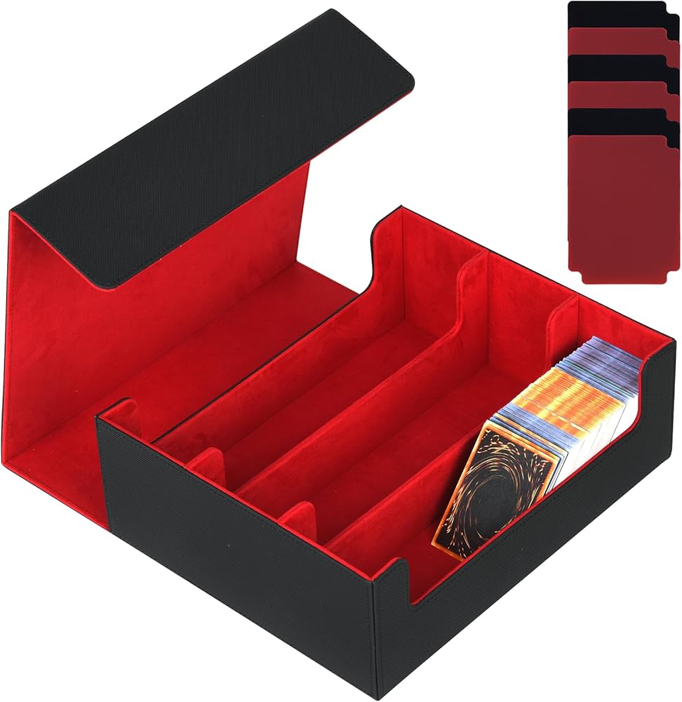 Amazon.co.jp: MOUJANPO デッキケース 大容量 マグネット式トレカ