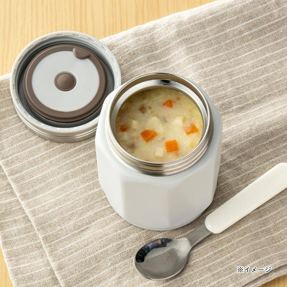 Amazon｜カインズ(CAINZ) 八角形スープジャー 400ml グレー｜保温