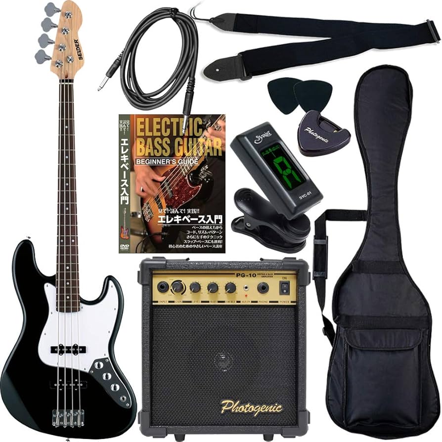 Amazon | SELDER セルダー ベース ジャズベースタイプ JB-30/ブラックW