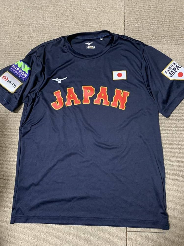 Amazon.co.jp: WBC 2023 侍ジャパン スポンサーロゴ付 Tシャツ