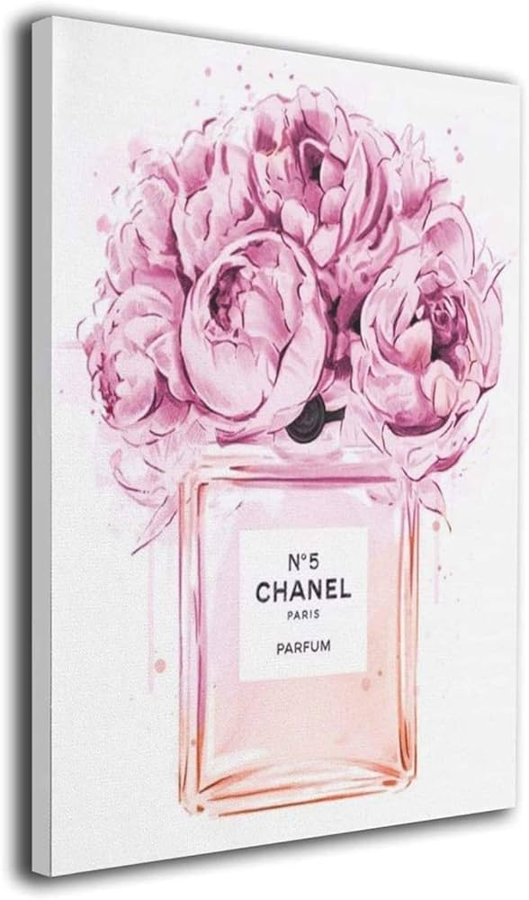 Amazon.co.jp: GIGIART-アートパネル シャネル 香水 ポスター 花