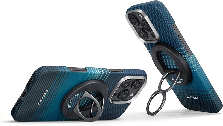 Amazon | 【横/縦置き-PITAKA】 MagSafe リング マグネット式