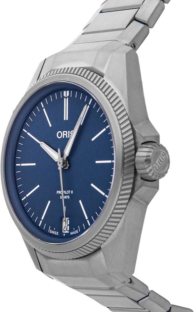 Amazon.com: Oris ProPilot X Automatic Blue Dial Watch 01 400 7778