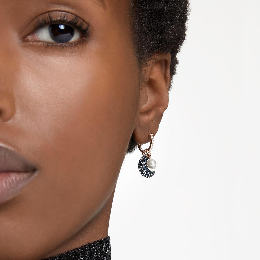 Amazon.co.jp: SWAROVSKI スワロフスキー ルナ ドロップピアス