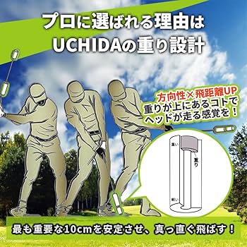 Amazon | 【UUUMGOLF推奨練習器具】Uchida ナイスインパクト ゴルフ
