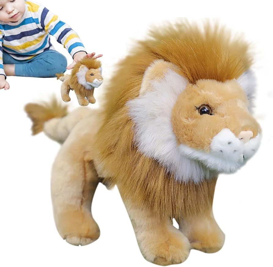 Amazon.co.jp: ライオンのぬいぐるみ, シミュレーション ぬいぐるみ