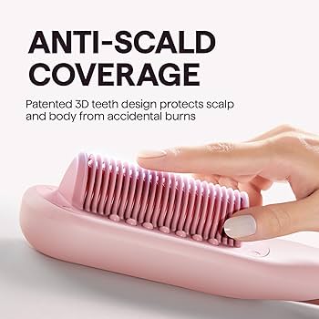 Amazon.com : Wavytalk Pro Steam Hair Straightener Brush, Steamline