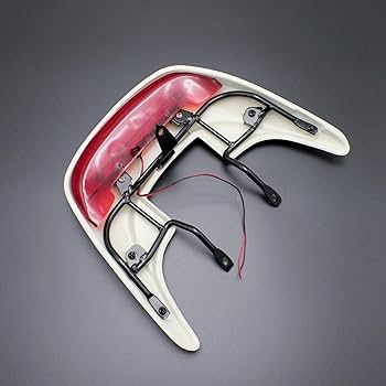 Amazon | リアスポイラー LED ステーセット 白 ホワイト ウイング