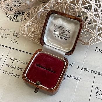 Amazon.co.jp: イギリス アンティーク ジュエリーケース リング