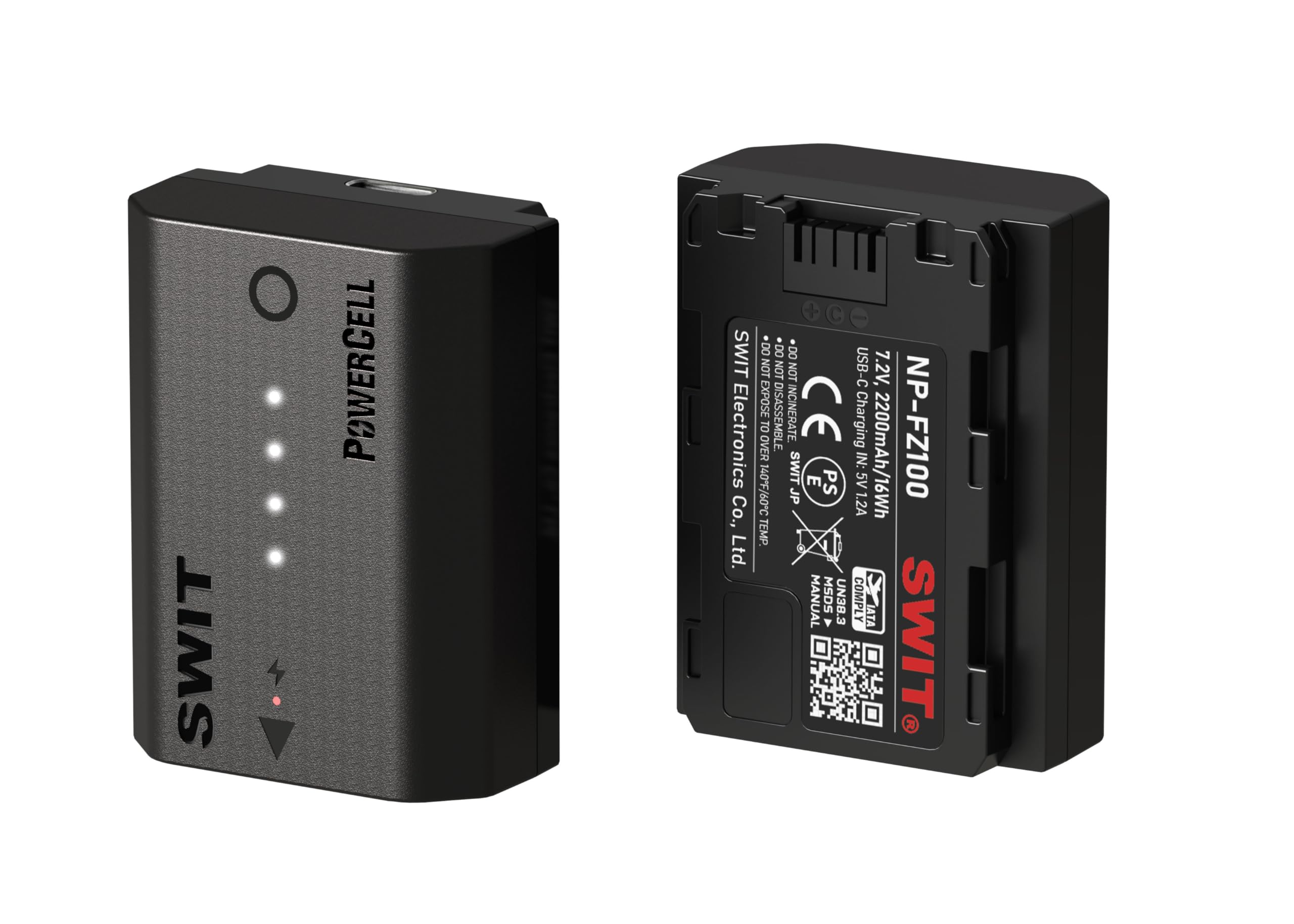 Amazon | NP-FZ100 SWIT 日本製プレミアセル採用 USB-C充電 SONY