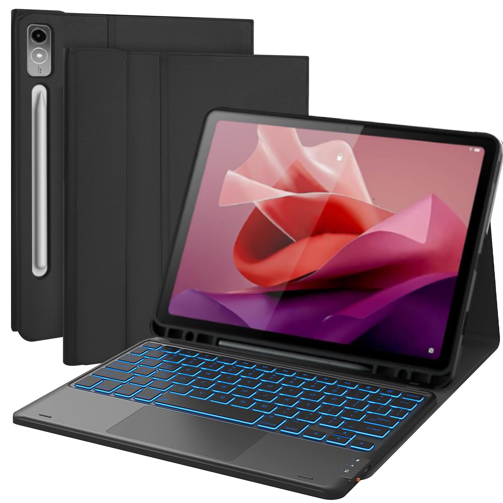 Amazon.com: QYiiD Backlit Touchpad Keyboard Case for Lenovo Tab