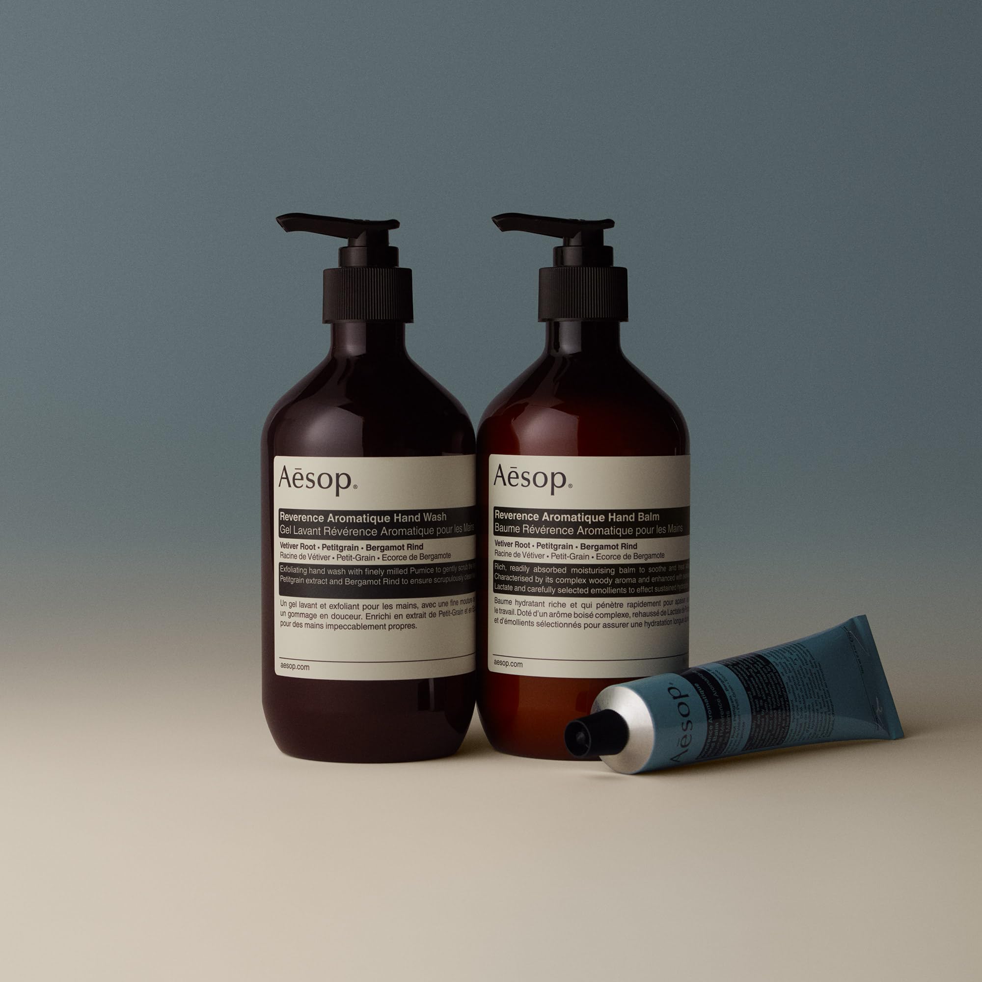 Aesop Reverence Hand Wash & Balm Gift Set | Woody, Earthy Duo that