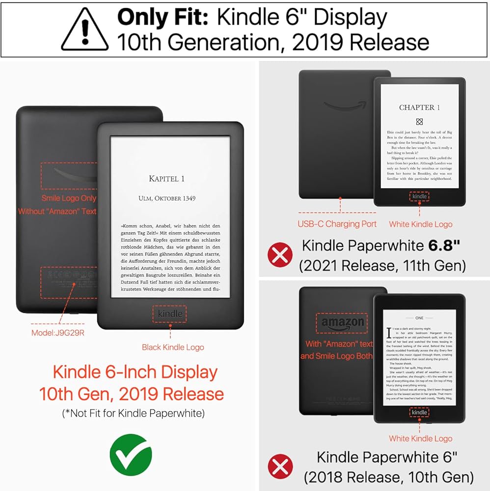 Amazon.com: TNP Case for Kindle 10th Generation - Slim & Light