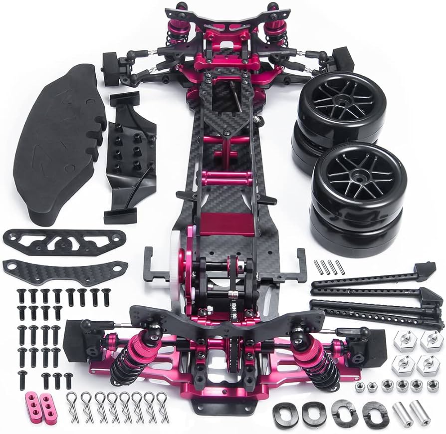 Amazon.com: RCHUBAM Metal Alloy & Carbon Fiber Frame Kit for