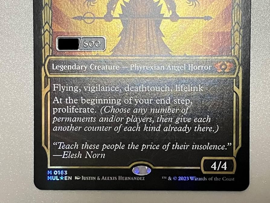 最安】MTG 法務官の声、アトラクサ シリアル ダブルレインボウfoil MTG