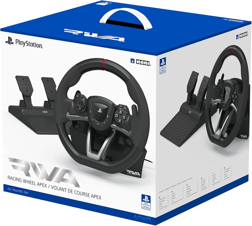 Amazon.com: HORI Racing Wheel Apex for Playstation 5, PlayStation