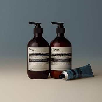 Aesop Reverence Hand Wash & Balm Gift Set | Woody, Earthy Duo that