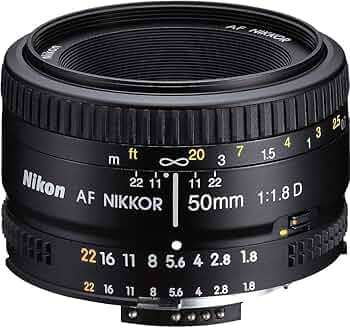Amazon.co.jp: Nikon 単焦点レンズ Ai AF Nikkor 50mm F1.8D フル