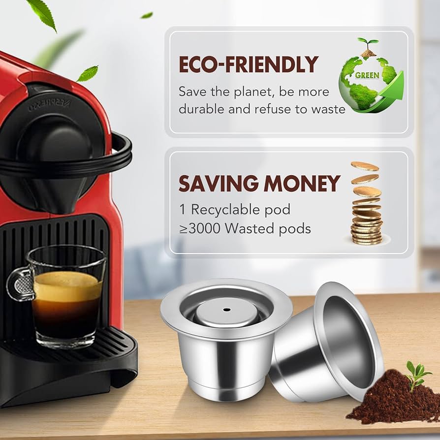 Amazon.co.jp: 再利用可能なコーヒーカプセル 詰め替え可能 ポッド