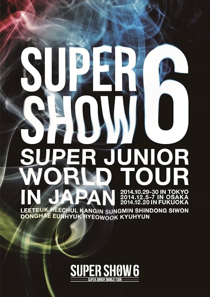Amazon.com: SUPER JUNIOR WORLD TOUR SUPER SHOW6 in JAPAN (DVD2枚組