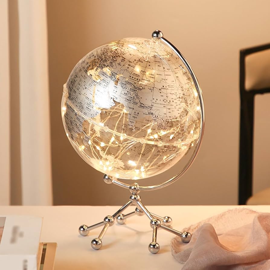 Amazon.co.jp: [dhiuebc] インテリア 地球儀 回る アンティーク まわる
