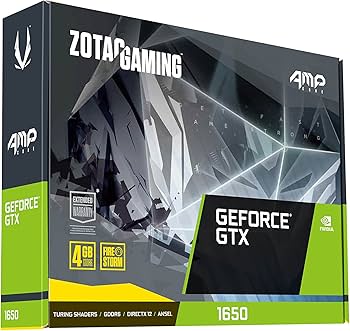 Amazon | Zotac Gaming GeForce GTX 1650 AMP CORE 4GB GDDR6 128