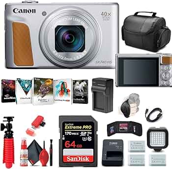 Amazon.com : Canon PowerShot SX740 HS Digital Camera (Silver
