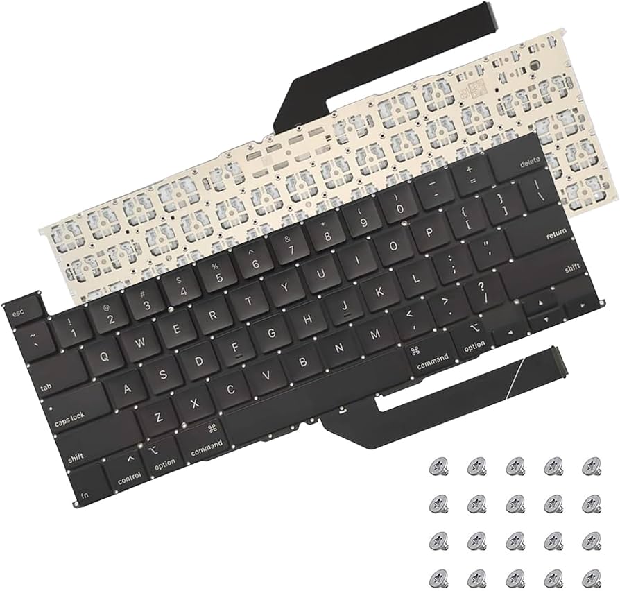 Amazon.com: Nockchawon US Keyboard with Flex Cable + Screw Kit