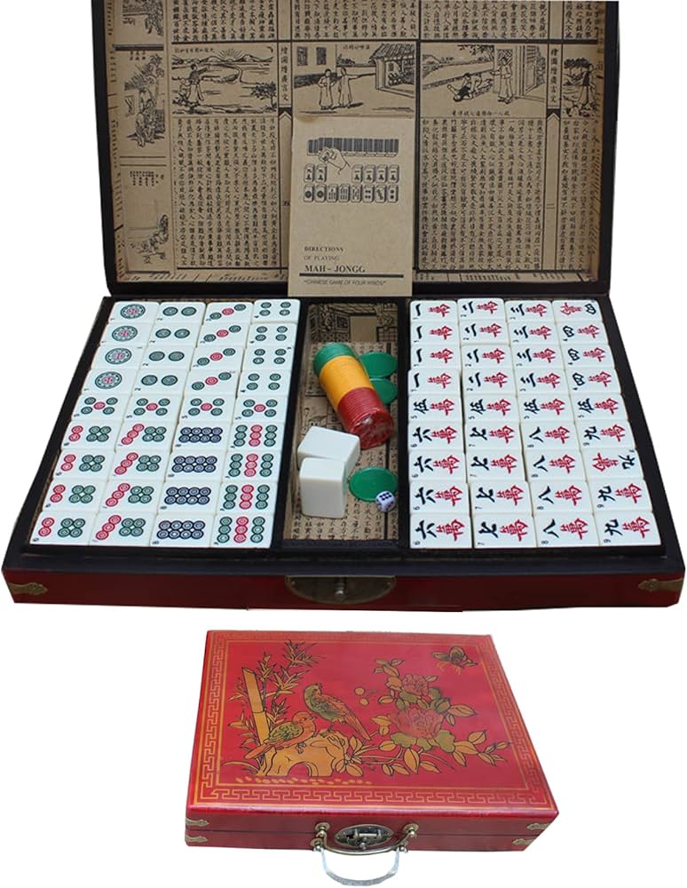 Amazon.co.jp: 大きい 麻雀牌 36mm 麻雀セット 収納ボックス付き 麻雀