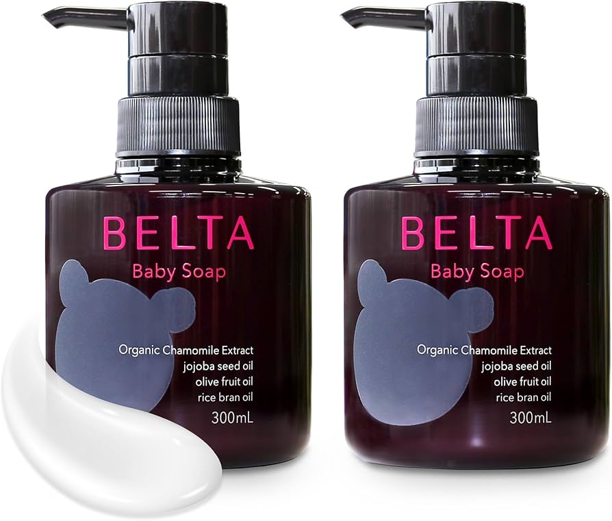 Amazon.co.jp: BELTA ベルタベビーソープ 2本×300ml 泡立たない