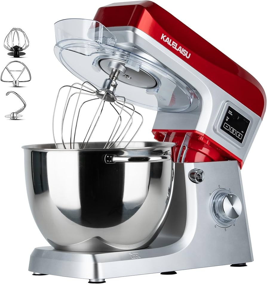 Amazon | スタンドミキサー 8L大容量ボウル 7段階変速 99分タイマー