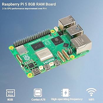 Amazon.com: RasTech Raspberry Pi 5 Kit 8GB RAM with Pi 5 Case