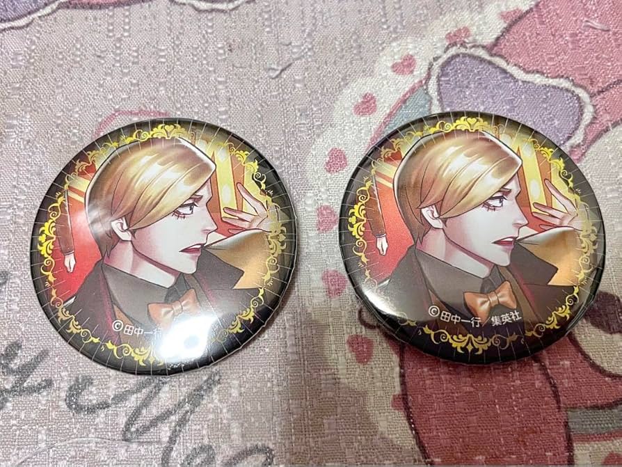 Amazon.co.jp: ジャンケットバンク 原画展 缶バッジ 獅子神敬一 セット