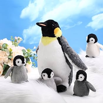 Amazon.co.jp: Harrycle ペンギンぬいぐるみ5点セット 14インチ ママ