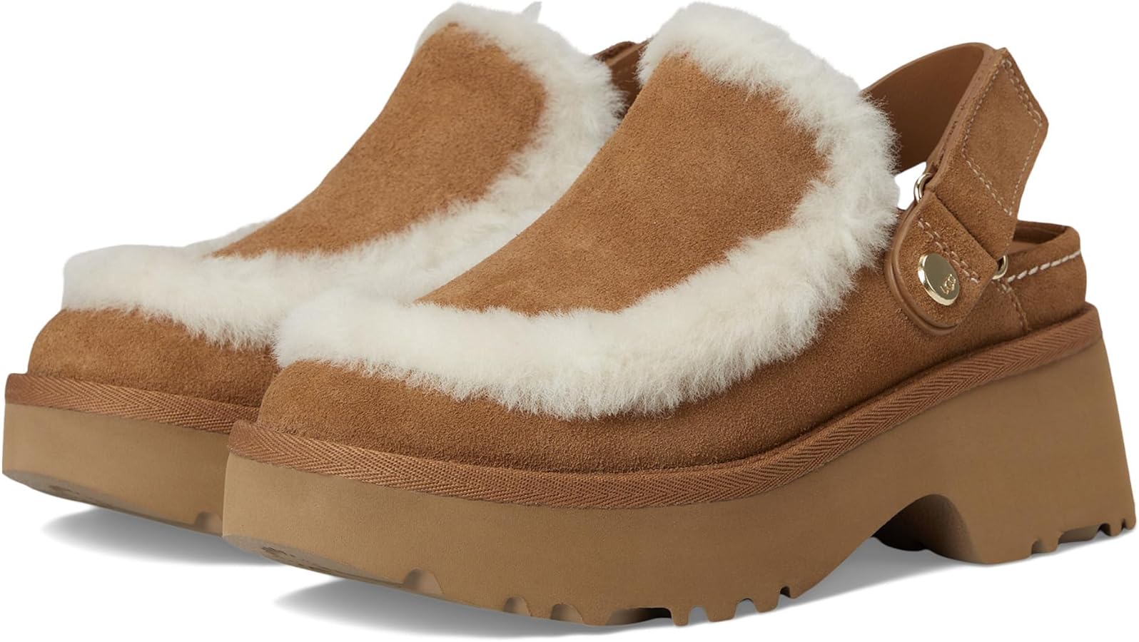 Amazon.com | UGG Women's Esmee Clog Shoe, Chestnut, 9 | Mules & Clogs