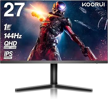 Amazon.co.jp: KOORUI ゲーミングモニター 27インチ QHD 144HZ 1ms IPS