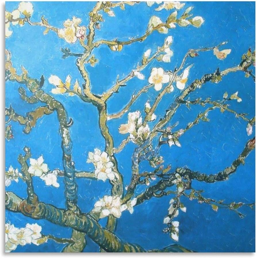 Amazon.co.jp: 花咲くアーモンドの小枝（フィンセント ファン ゴッホ