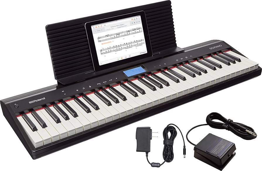 Amazon.com: Roland GO:PIANO 61-Key Digital Piano Bundle with
