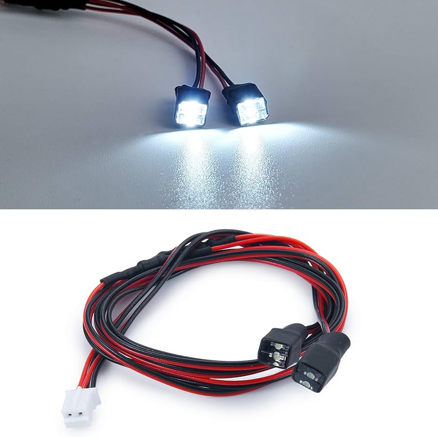 Amazon.co.jp: TRZX RC LED Light Headlight Kit for Tamiya 1/14 RC