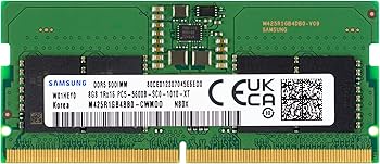 Samsung 8GB DDR5 5600MHz PC5-44800 CL46 SODIMM 1Rx16 Single Rank