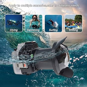 Amazon.com: Sea frogs 40M/130ft Underwater Camera Housing