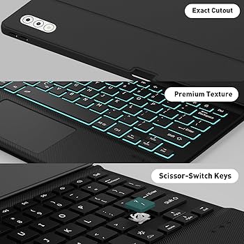 Amazon.com: Keyboard Case Touch for Lenovo Yoga Tab Plus 12.7