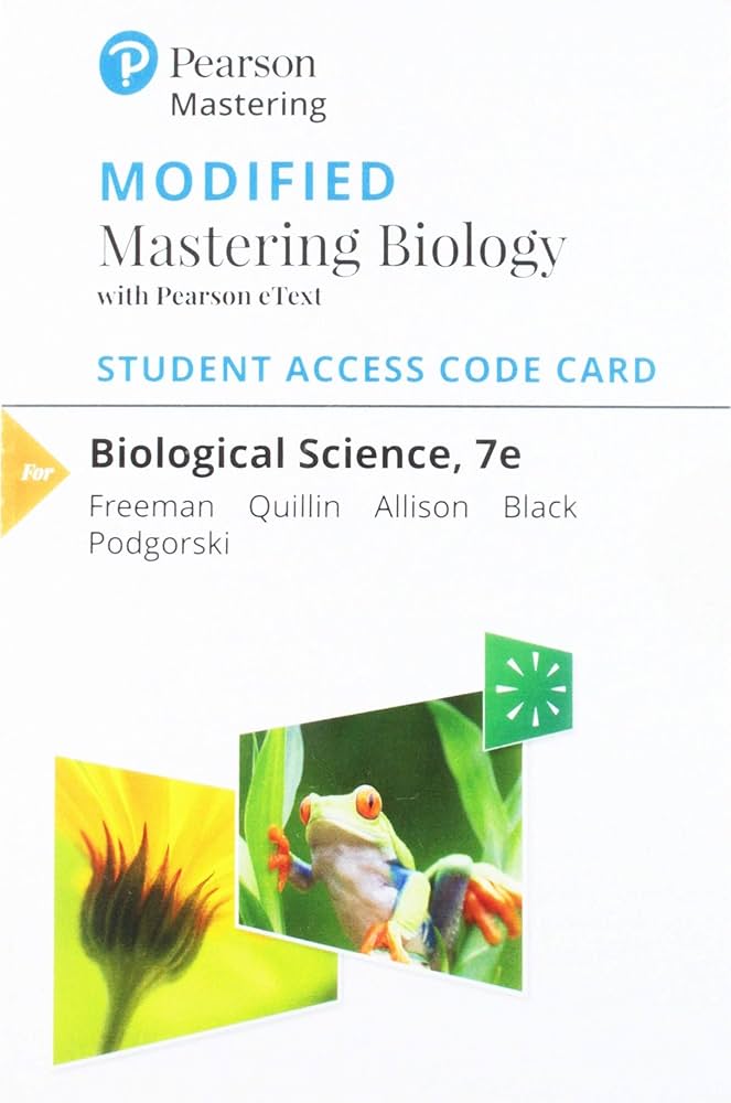 Amazon.com: Biological Science - Modified Mastering Biology with