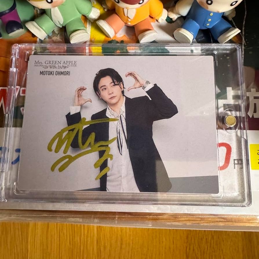 Amazon.co.jp: 大森元貴直筆サイン入りフォトカードTheWhiteLounge