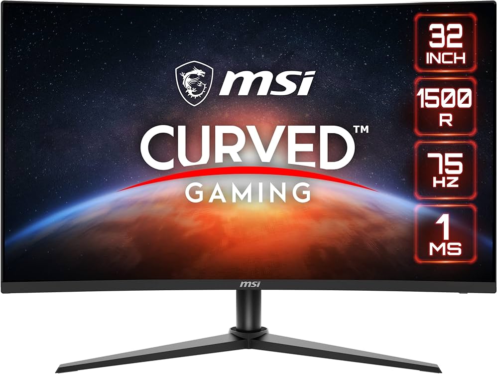 Amazon.co.jp: MSI G323CV 32インチ ゲーミングモニター 1920 x 1080