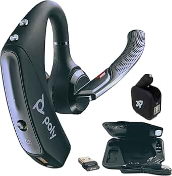 Plantronics Voyager 5200 UC Bluetooth Headset Bundle w/Wall