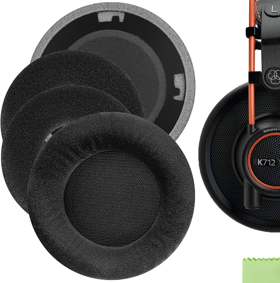 Amazon.com: Geekria Comfort Velour Replacement Ear Pads for AKG