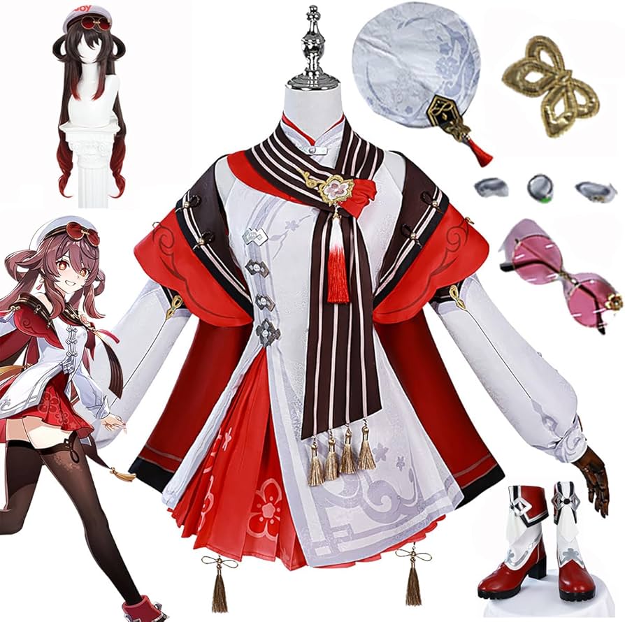 Amazon.co.jp: 原神 胡桃 コスプレ衣装 5.3海灯節 フータオ 新