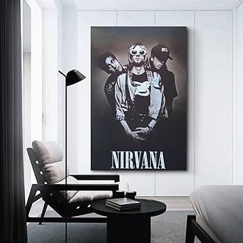 Amazon.co.jp: VCLUST Nirvana ポスター ヴィンテージ ミュージック